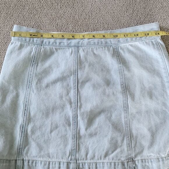 Forever 21 Light Blue Jean Denim Skirt - Size Small - Picture 8 of 12